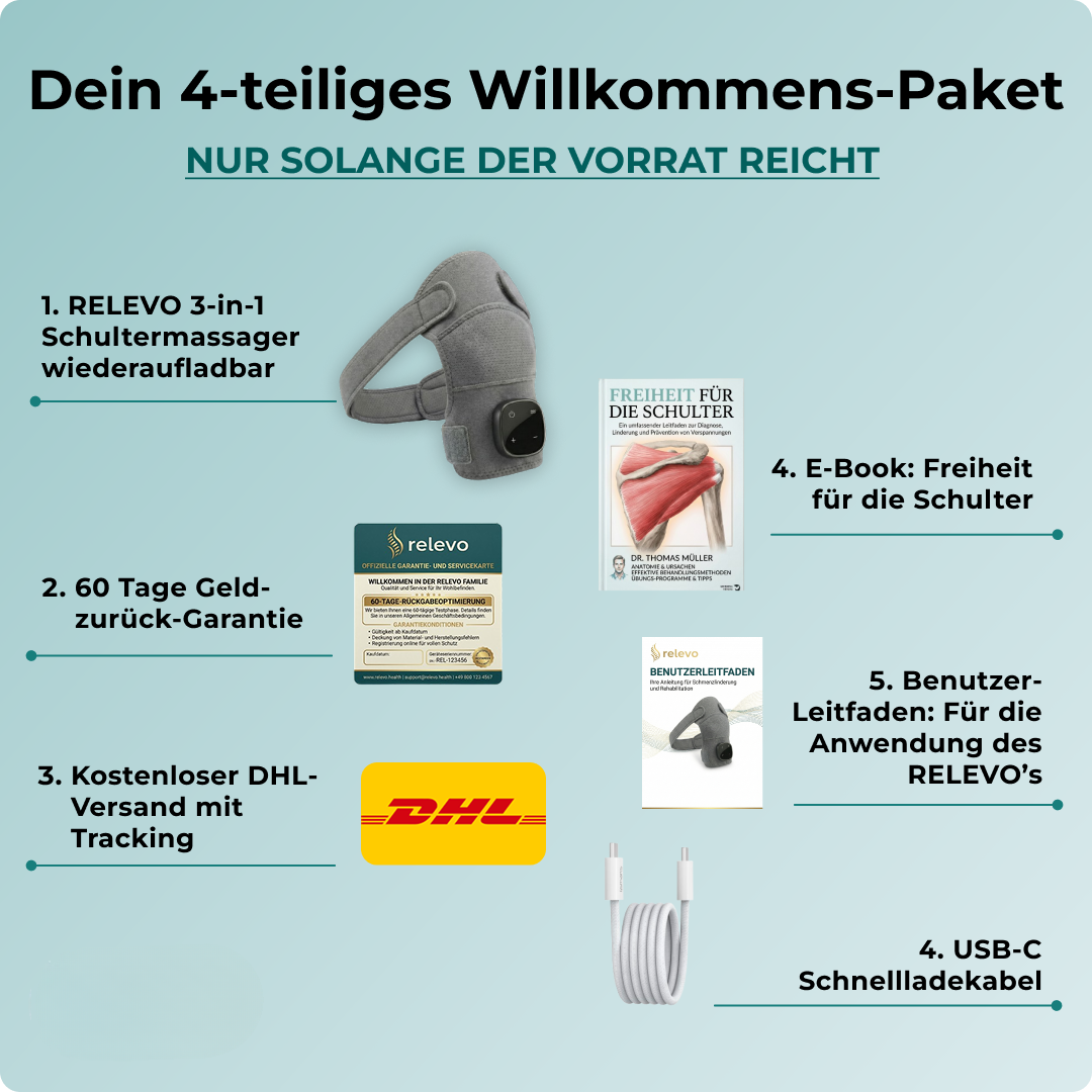 relevo 3-in-1 Schultermassager